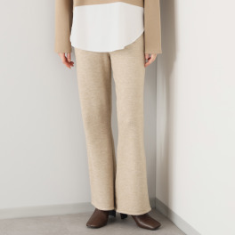 チーロ コンフォート ニットフレアパンツ