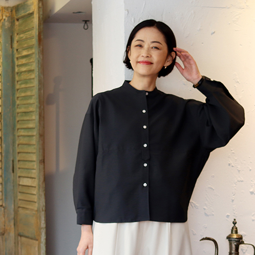 リラリー UVカット・接触冷感 ソマルティ バルーンシャツ- ショップ