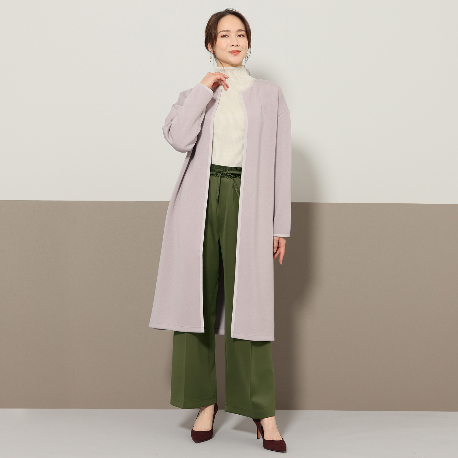 マチュート 冬から春の新定番 ダンボールニットコート- ショップチャンネル