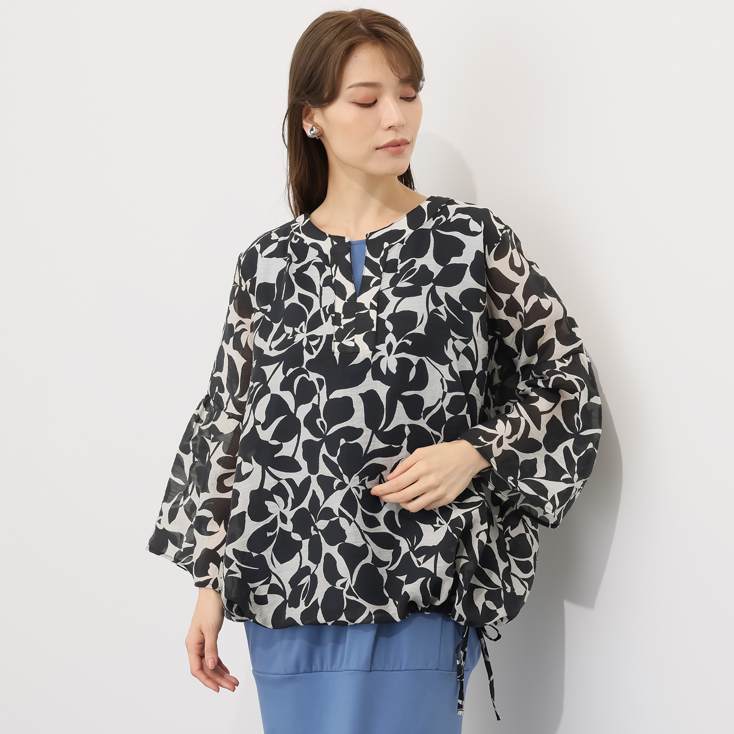 ボタニカル トップス プルオーバー ブラウス 【公式通販】