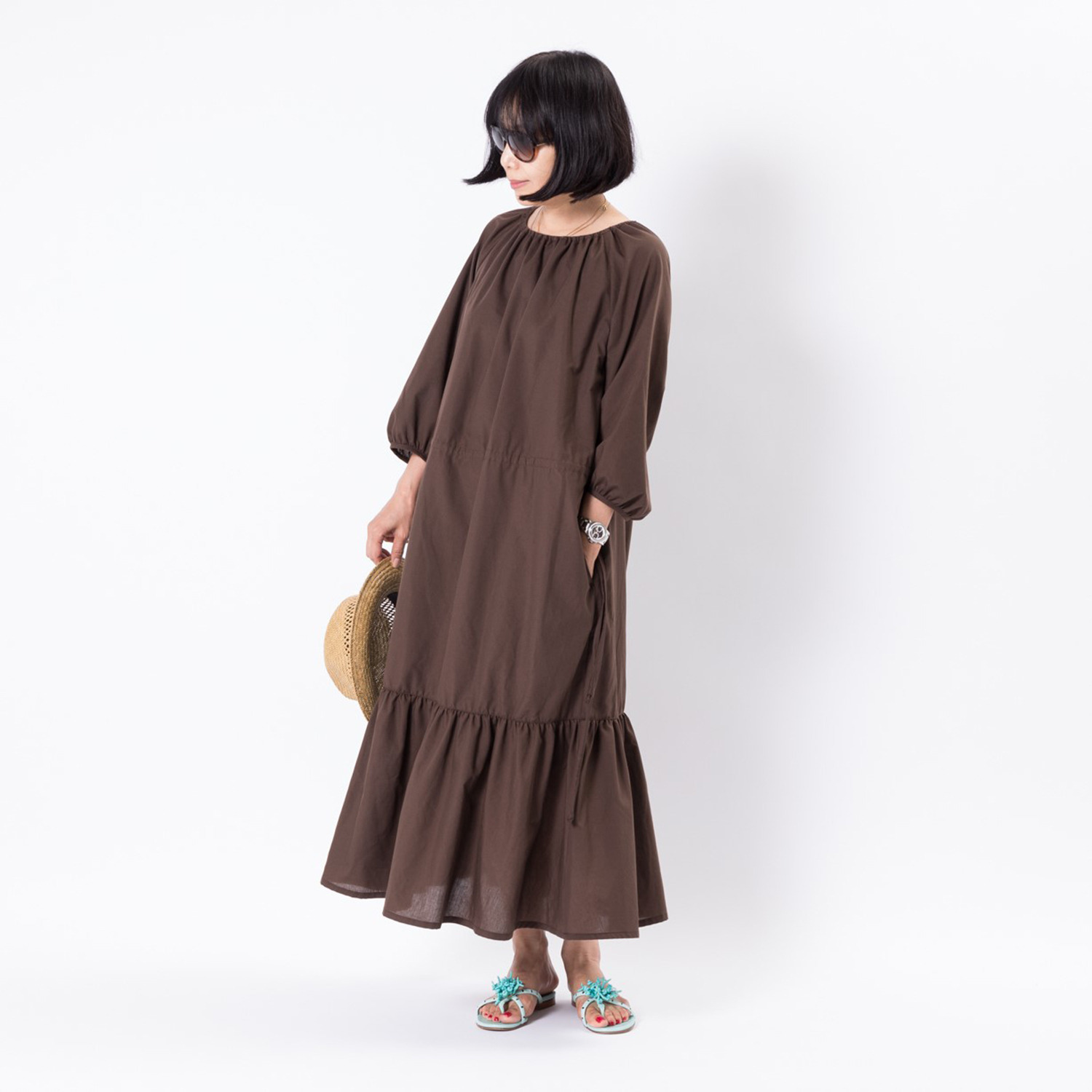 トレ パリジャン エアリー ギャザードレス- ショップチャンネル