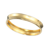 エムイー・ブリランテ １８Ｋ 幅広平打ち風リング