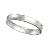 エムイー・ブリランテ プラチナ９００ 幅広平打ち風リング