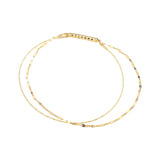 エムイー・ブリランテ １８Ｋ ２連デザイン マグネットバングル