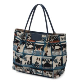 ラルジュ アニマル柄 ゴブラントートバッグ