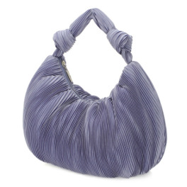 ラルジュ プリーツ加工 結びハンドル 軽量ふんわり ワンショルダーバッグ