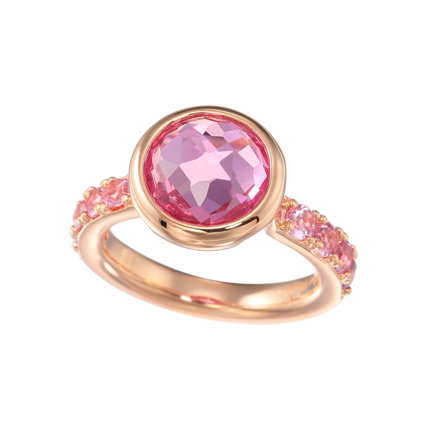 ローザリュール クリアストーン ブリオレットシェイプ リング