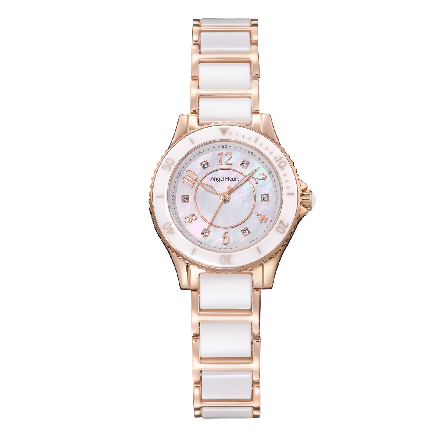 エンジェルハート ラブスポーツ ラウンドフェイス ソーラーウォッチ ＜ピンクゴールドカラー＞