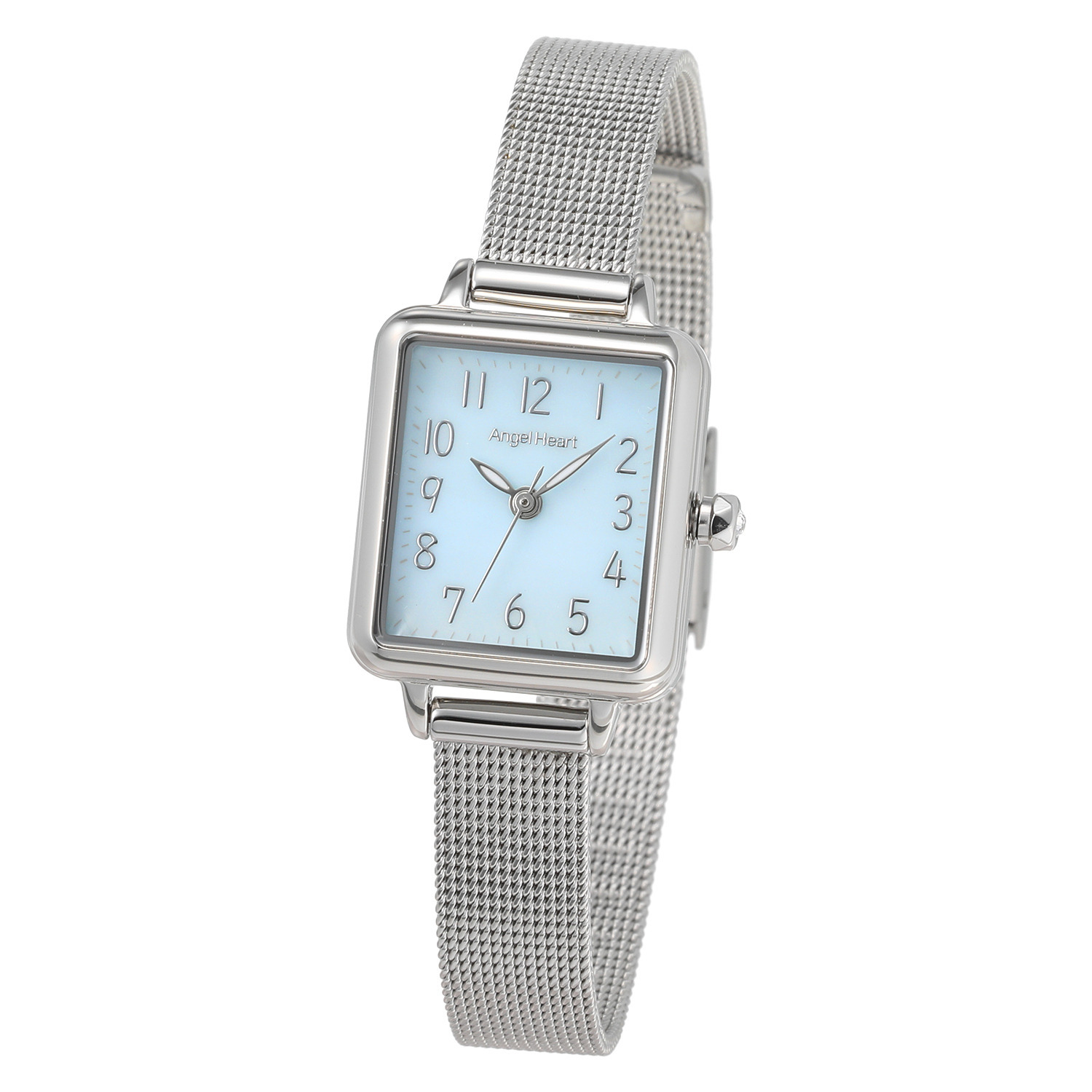 エンジェルハート リトルハート スクエアフェイスウォッチ ＜シルバーカラー＞