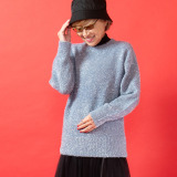 ミニマライズプラス クリスマスを彩る ちょっとラメ糸で大人の 上品なキラキラ感を楽しむ 気持ちが上がる ニットプルオーバー