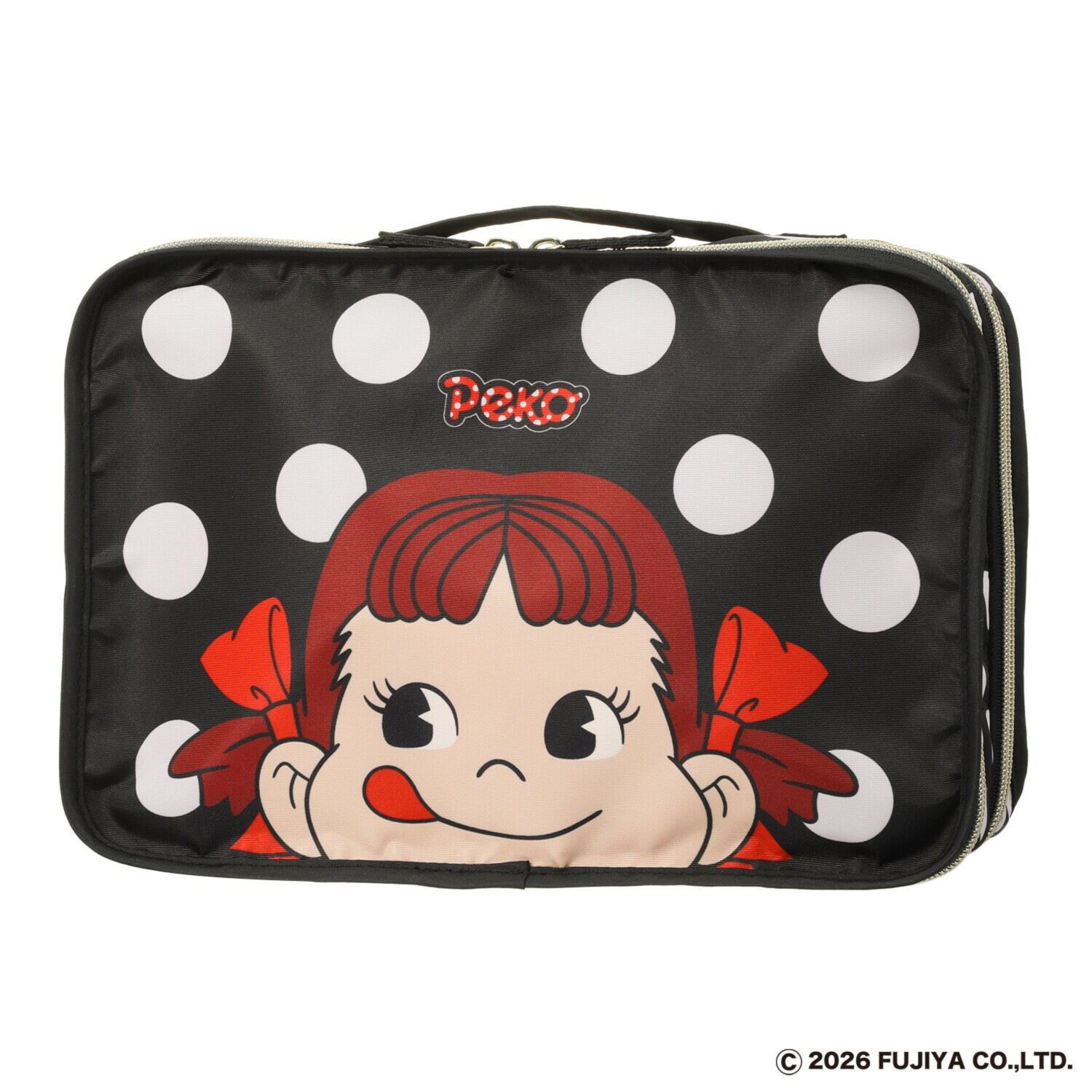 ペコちゃん 二層式トラベル収納ポーチ