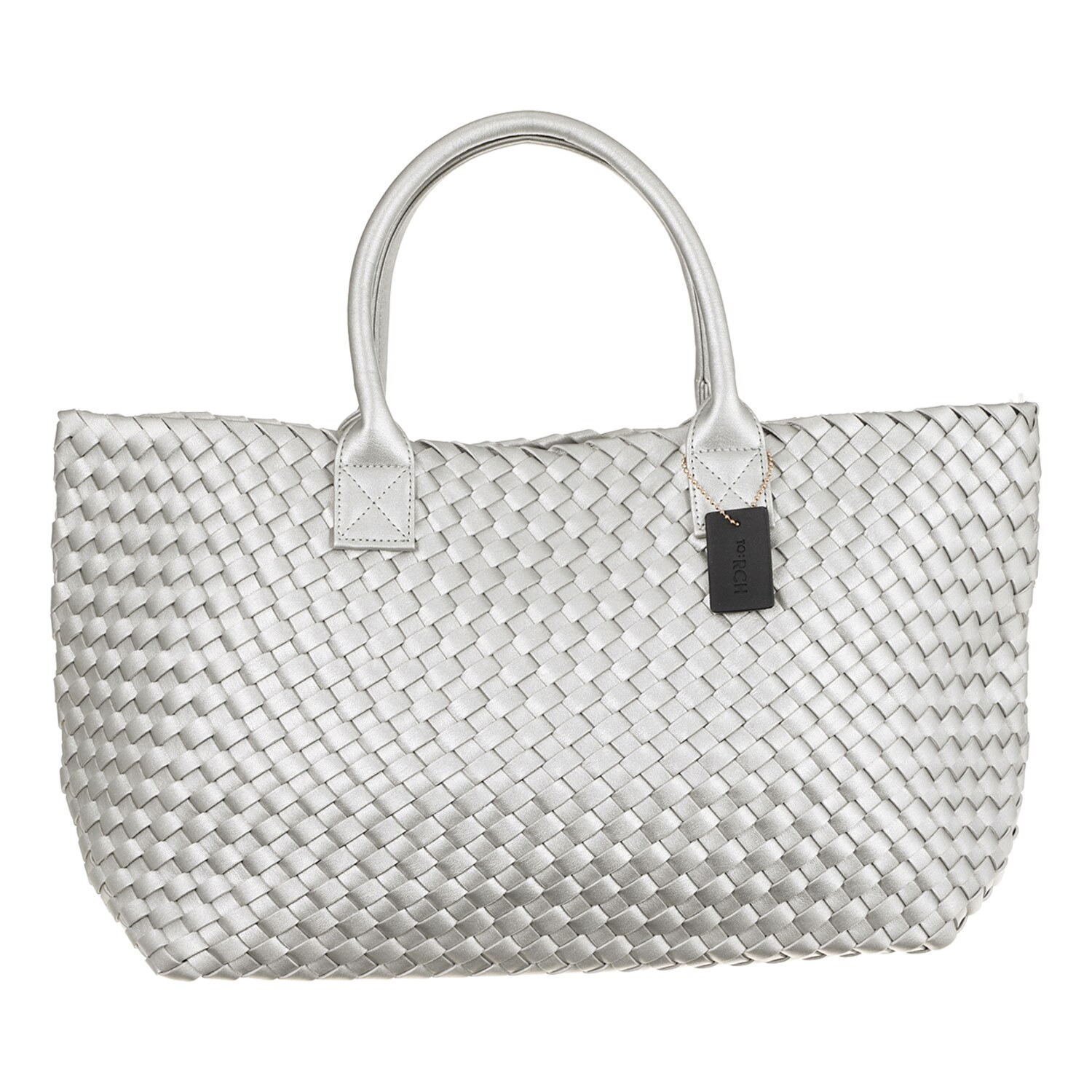 トーチ 合成皮革 編み込みデザイン トートバッグ- ショップチャンネル