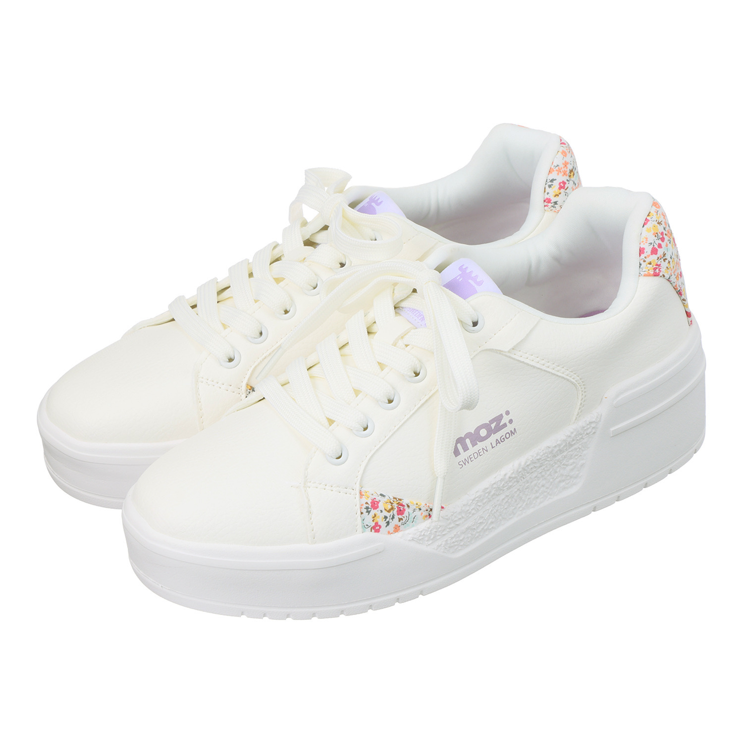 ももは モズ 防水・軽量 厚底プラットフォーム スニーカー- ショップチャンネル