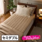 快眠博士 シルクスキン プレミアム 敷きパッド ＜セミダブル