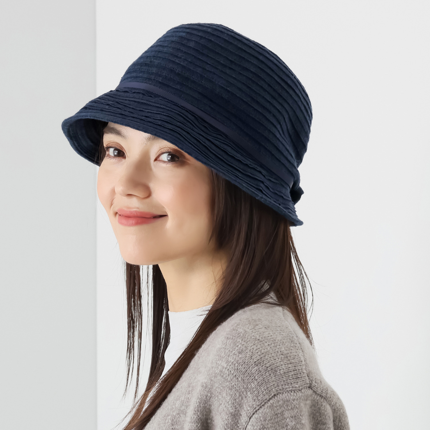 ベル・モード 洗える ウール混 ブレードクローシュ