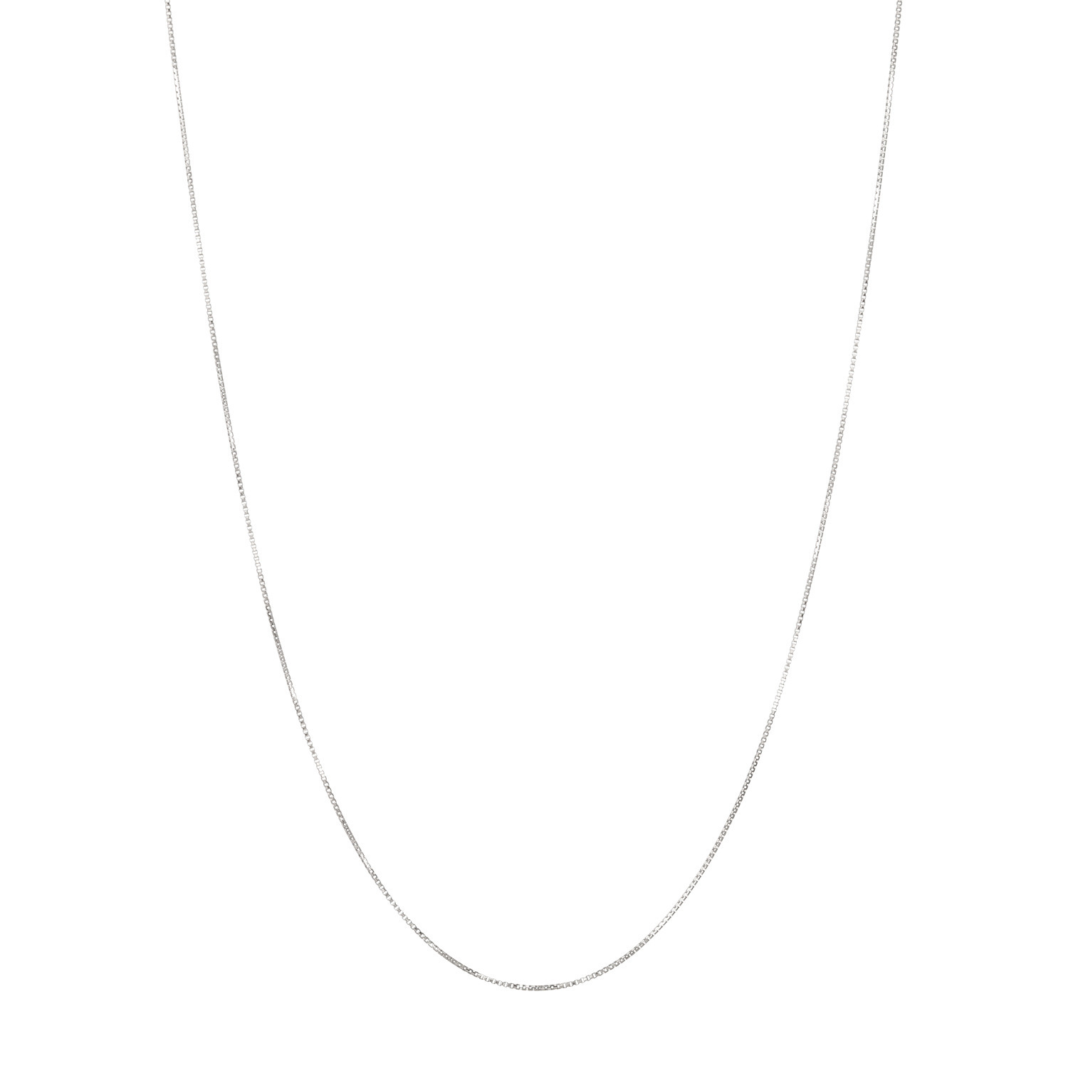 ギフトフロムニューヨーク プラチナ８５０ ボックスチェーン スライド ロングネックレス