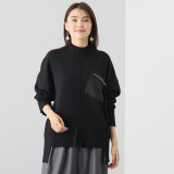 エイティーエイト ディグリー 胸ポケットアクセント ニットプルオーバー