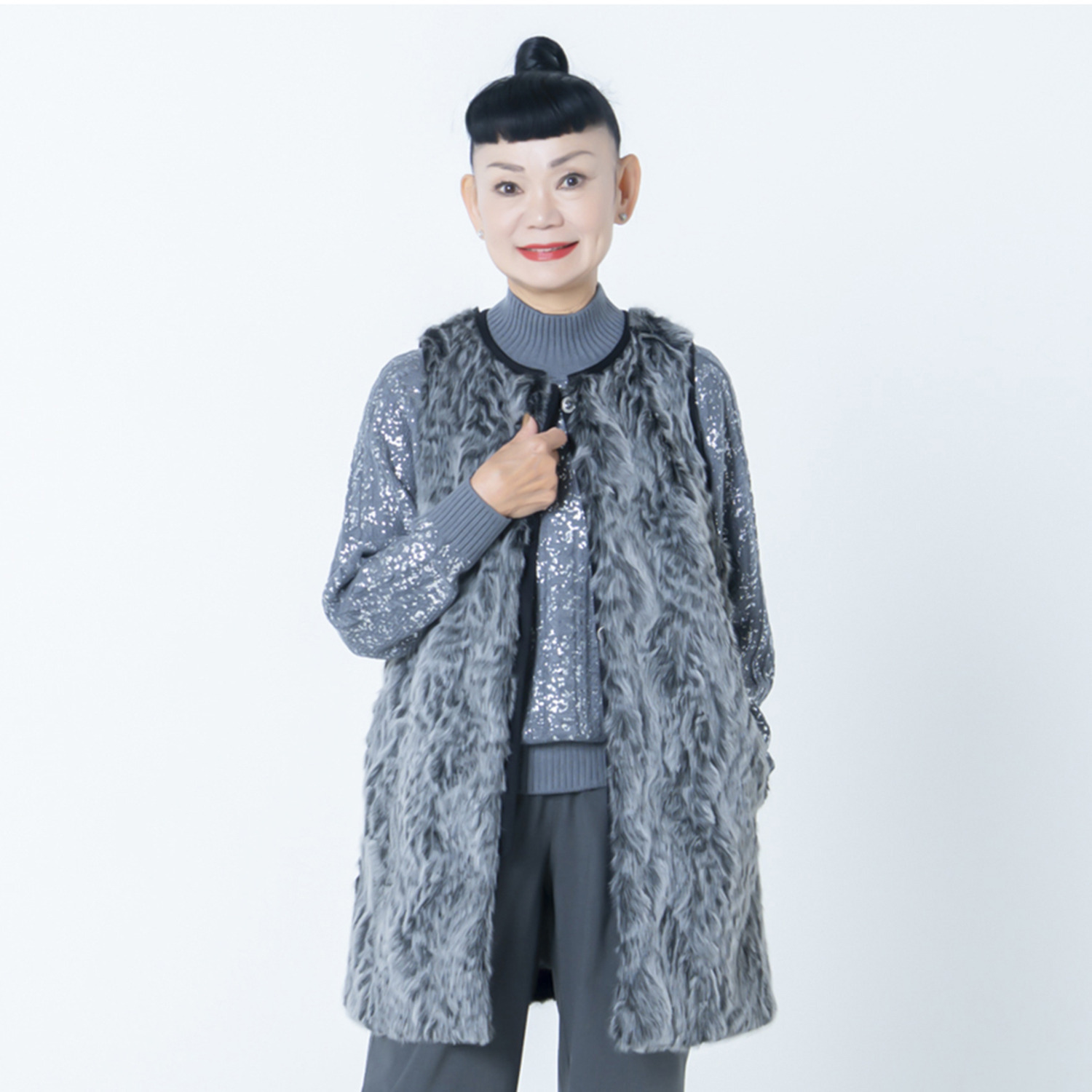 キョウコ　ヒガ エコファー ロングジレ