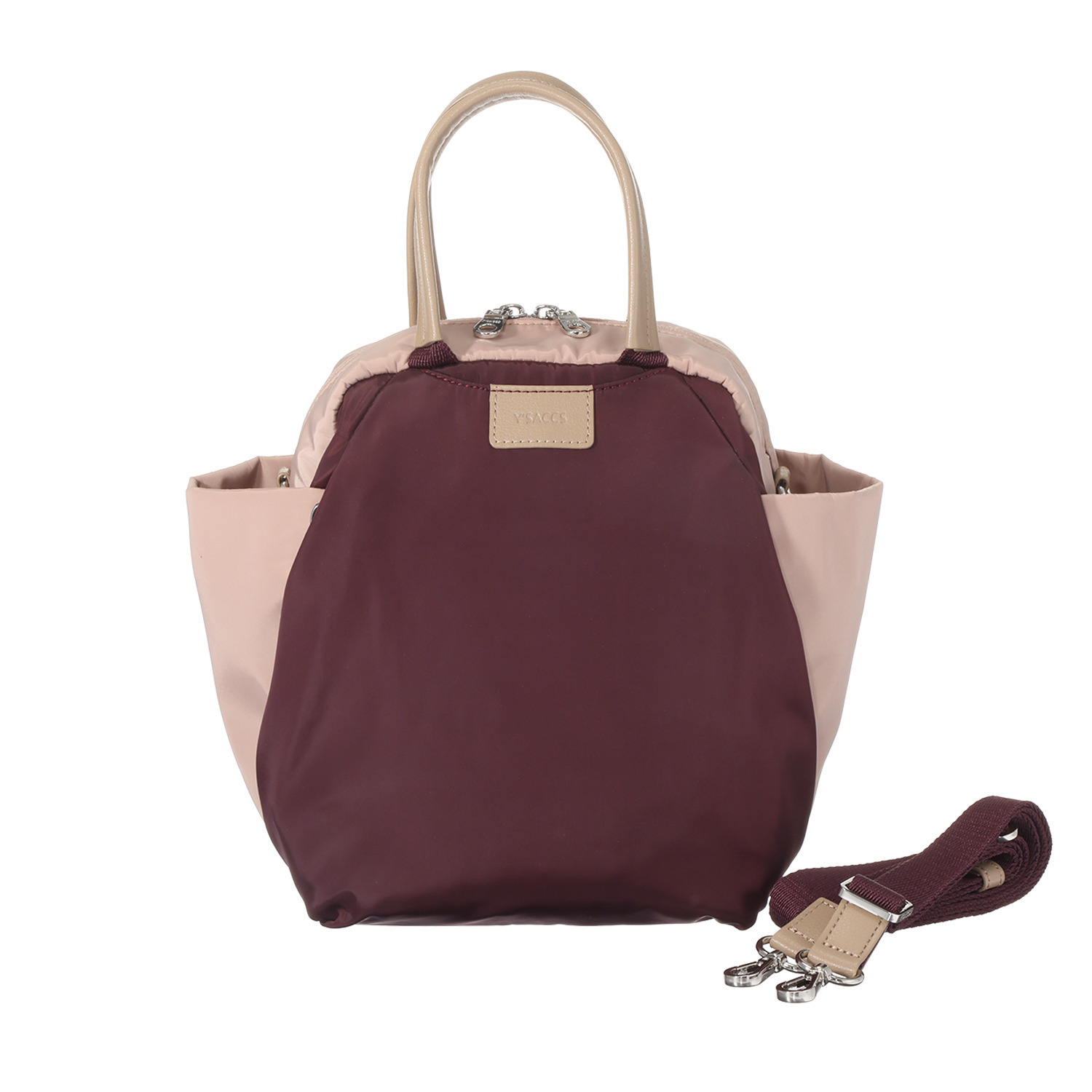 イザック はっ水・軽量 シルキーブロード バイカラー ２ウェイミニトートバッグ