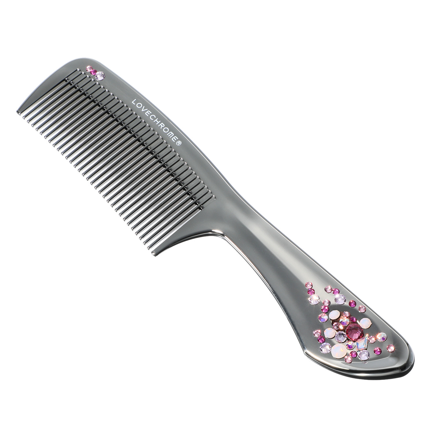 日本の先端技術と職人技 なめらかなくし通りの 艶やか美髪コーム ラブクロム プレシオサ　ハワイ ＰＧ　テツキ ＜プレミアムブラック＞