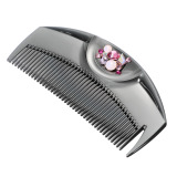 日本の先端技術と職人技 なめらかなくし通りの 艶やか美髪コーム ラブクロム プレシオサ　ハワイ ＰＧ　ツキ ＜プレミアムブラック＞