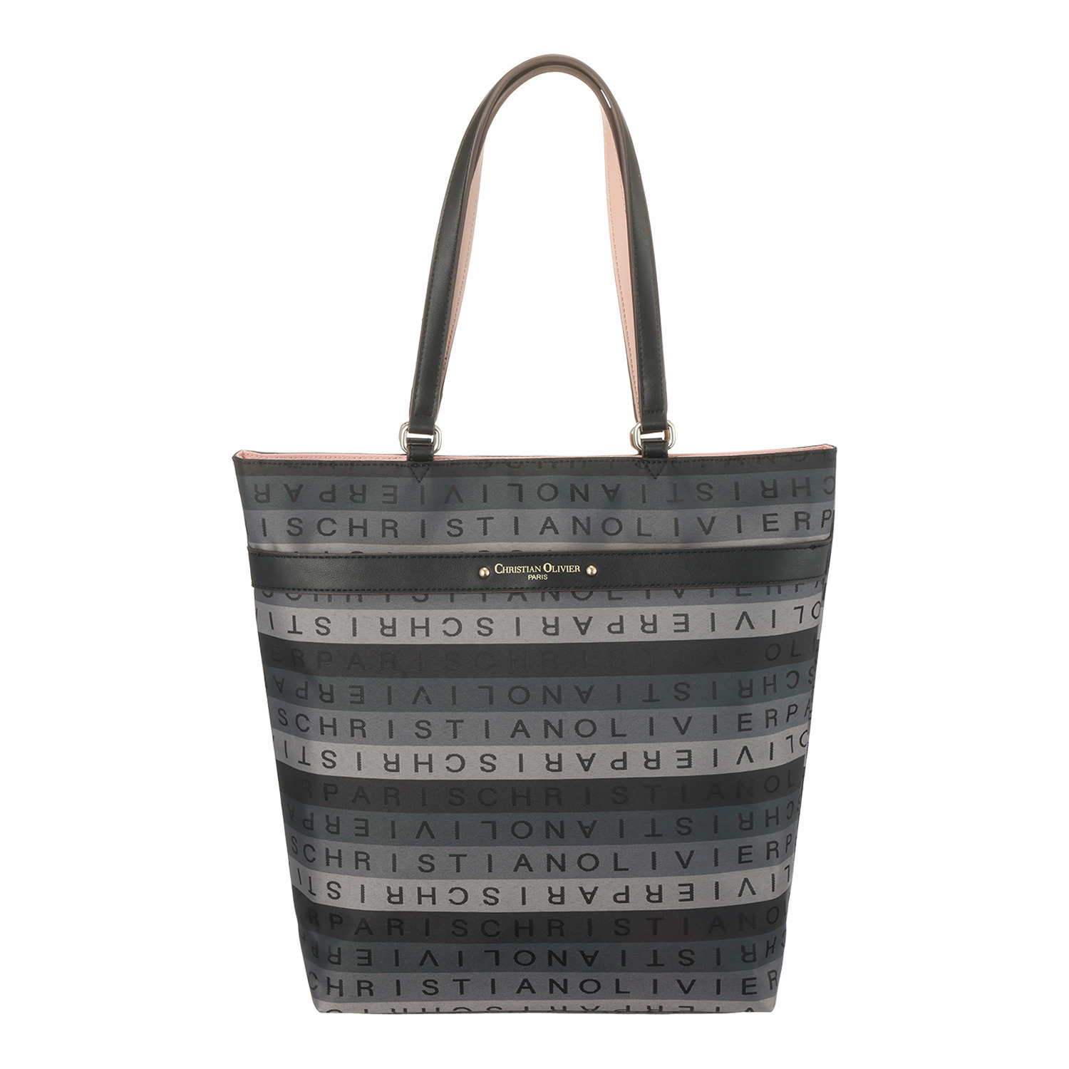 クリスチャン オリビエ はっ水 グラデーションジャガード トートバッグ