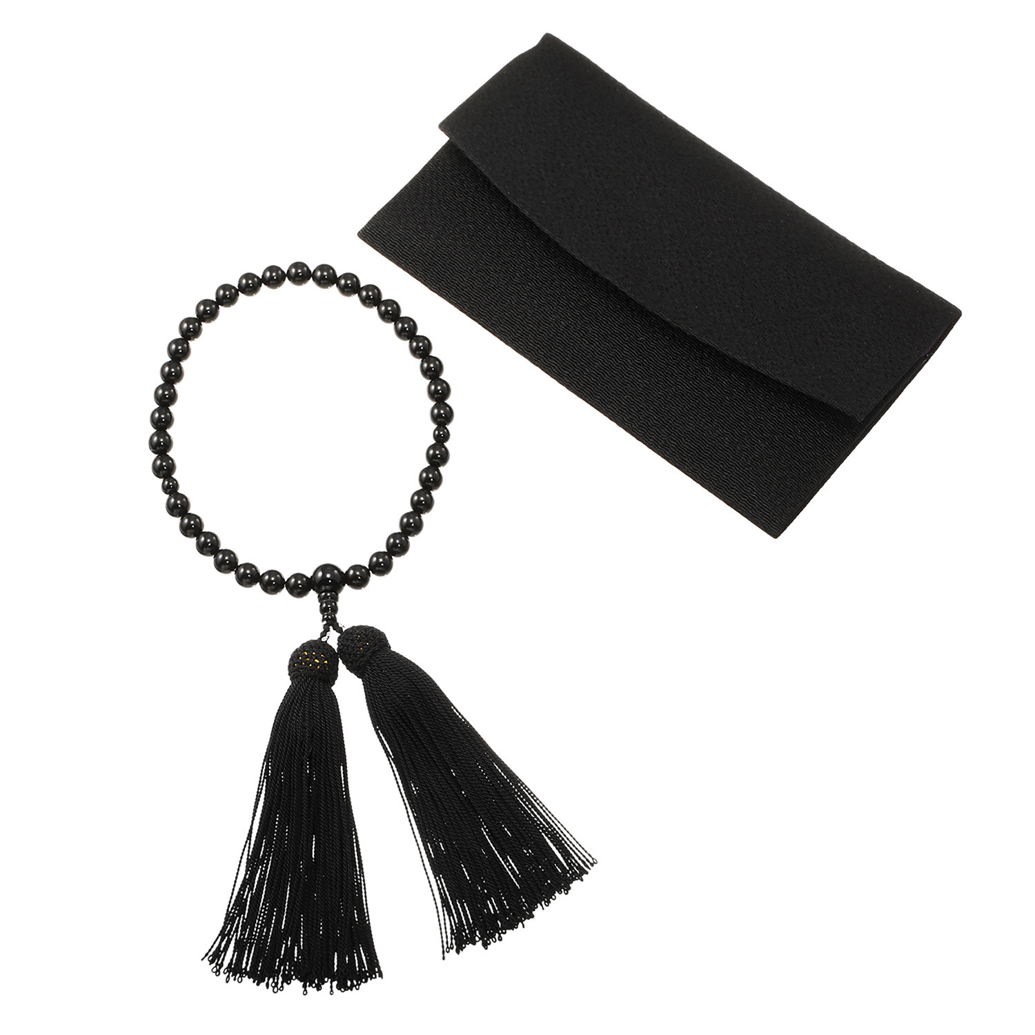 バイネイチャーサイレンス ジェット＆ ブラックオニキス 念珠