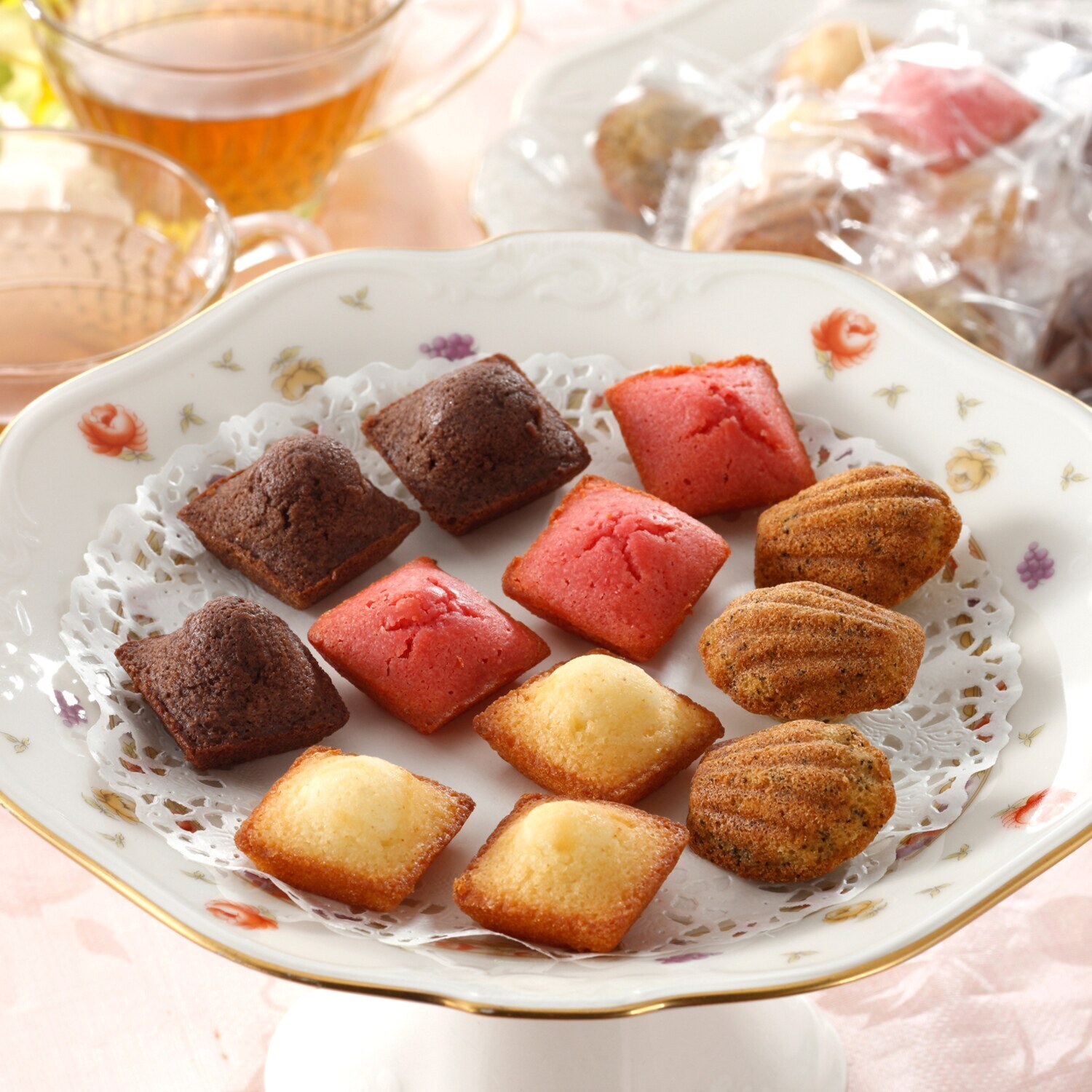 フランス産発酵バター使用 フィナンシェ＆マドレーヌ 特別４種セット （プティサイズ）