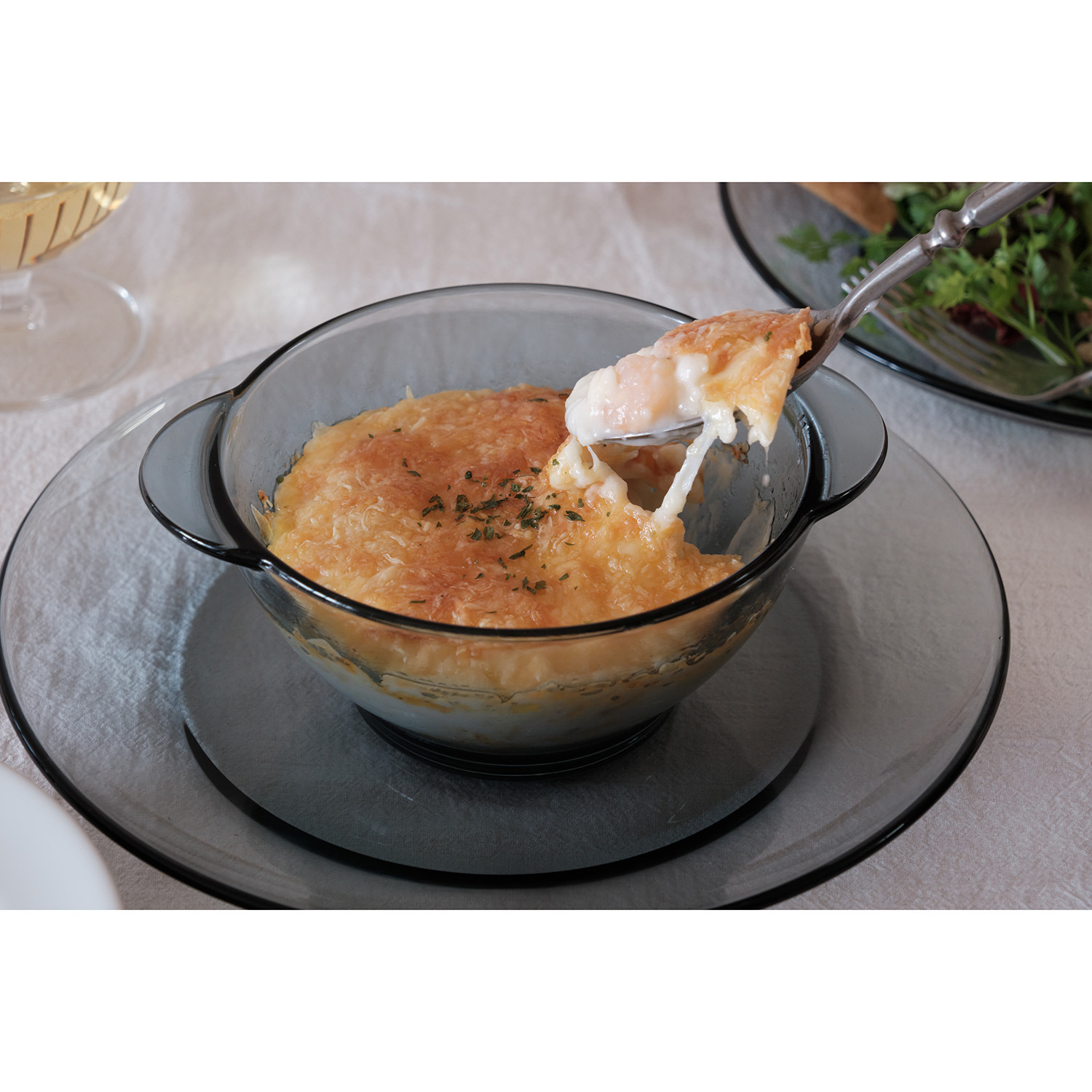 ケヴンハウン カラーガラス耳付きボウル