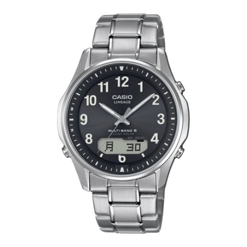 カシオ ＬＩＮＥＡＧＥ （リニエージ） メンズ フルメタルケース 電波ソーラー腕時計