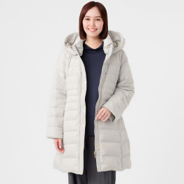 ダジュール フード付 ロングダウンコート
