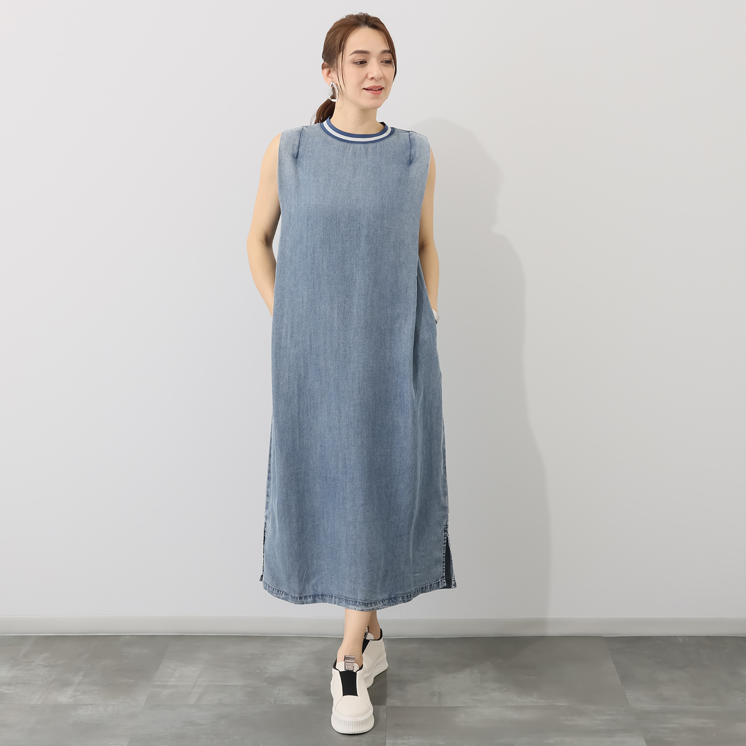 エイティーエイト ディグリー ノースリーブワンピース- ショップチャンネル