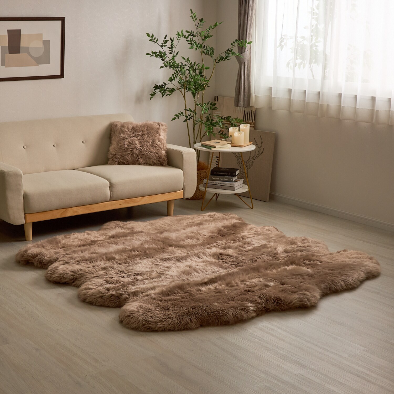 モリリン ニュージーランド産 メリノムートン使用！ ムートンピース