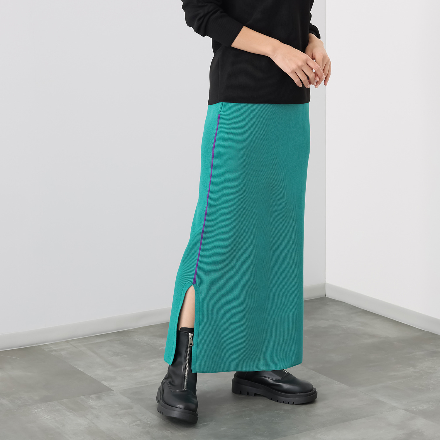 オジョウ OJOU定番＆伝説の 畦リブタイトスカート- ショップチャンネル