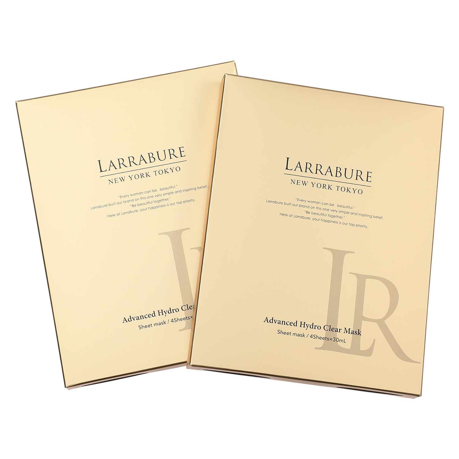 ララビュウ ハリ成分ＮＭＮ（ニコチン アミドモノヌクレオチド） ＆バクチオール配合！ ぷるぷる感覚シート アドバンスト　ハイドロ クリアマスク デビュー２箱セット