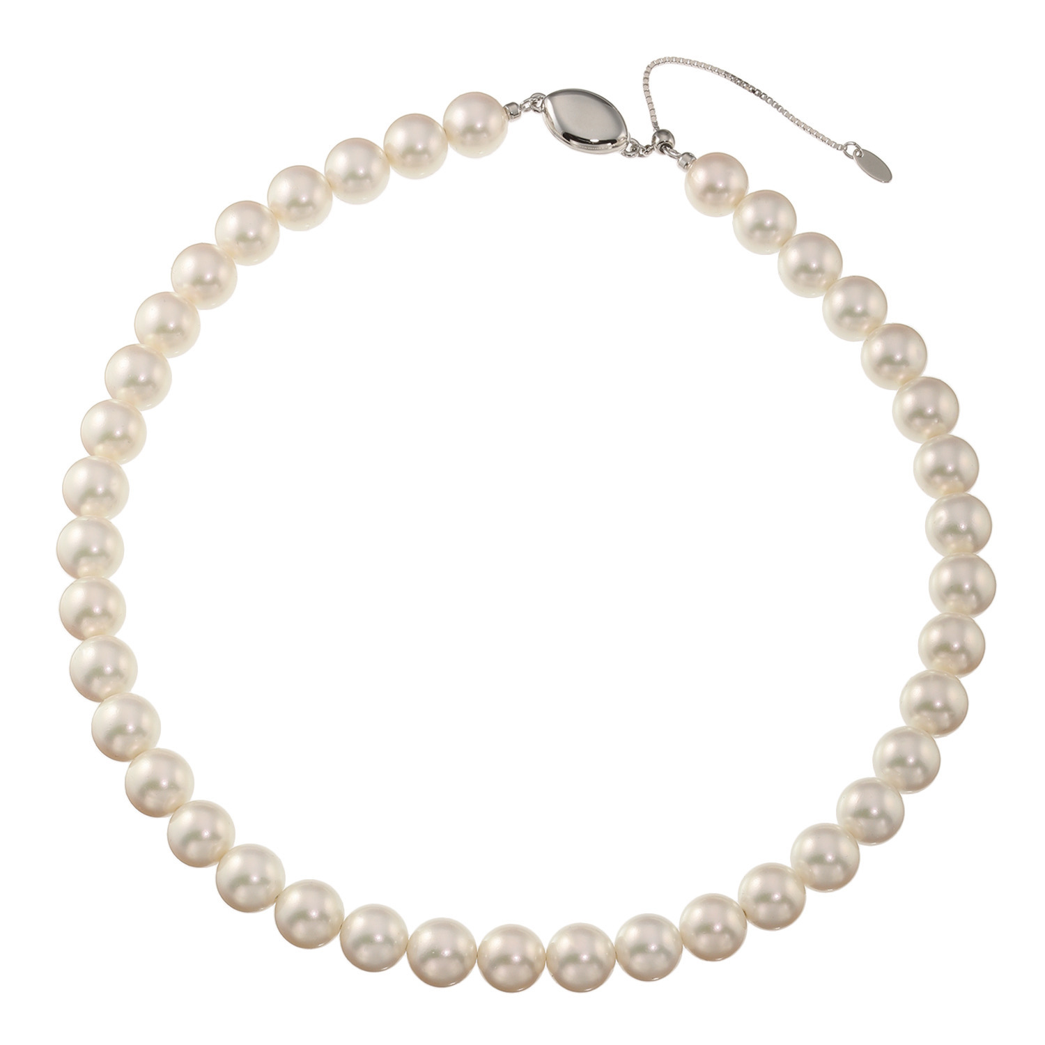 プレミアムパール 泉州の職人技 １０ｍｍＵＰ 貝パール プリンセスネックレス