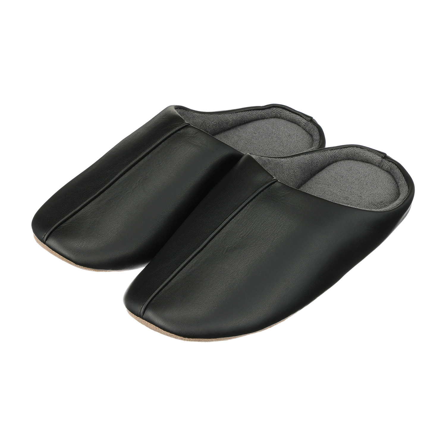 ファス　プロジェクト レザー調 チャールススリッパ ＜Ｍ＞