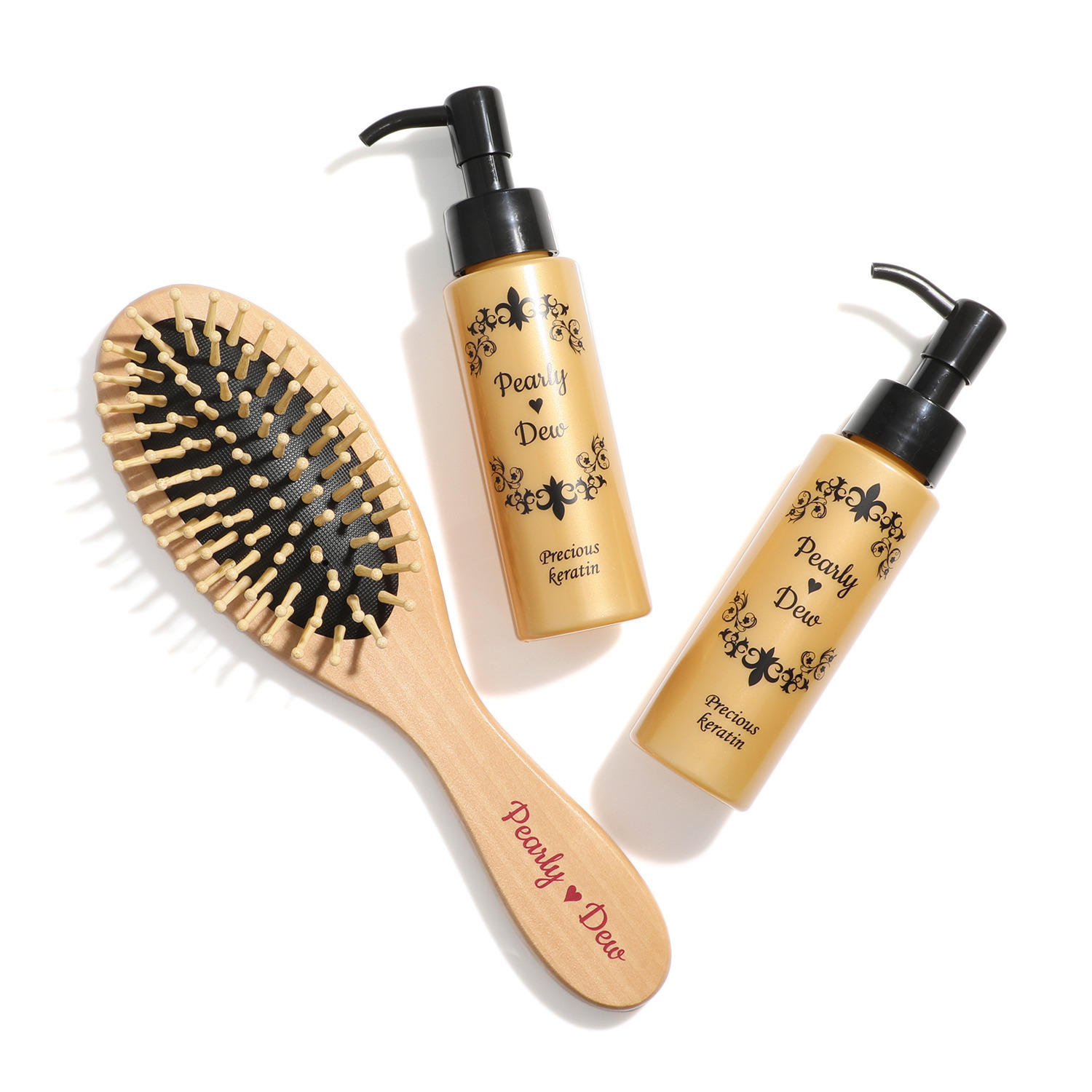 パーリーデュープレシャスケラティンRICHトリートメントキューティクルオイル3本 パーリーデュー プレシャスケラティン RICHトリートメント