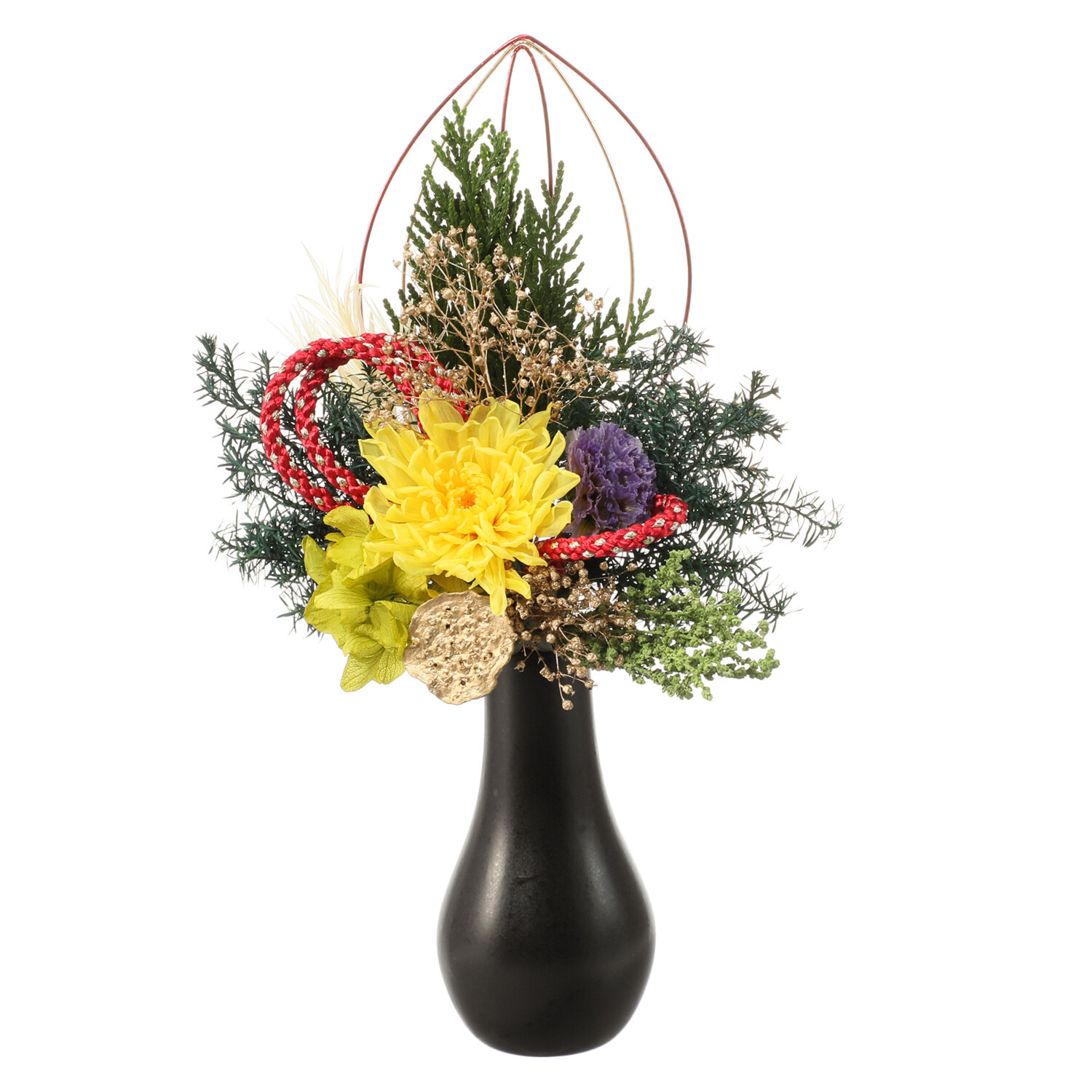 アトリエ・モノ プリザーブドフラワー 想いを紡ぐ心結び 華供花 ＜葉月盆灯華＞