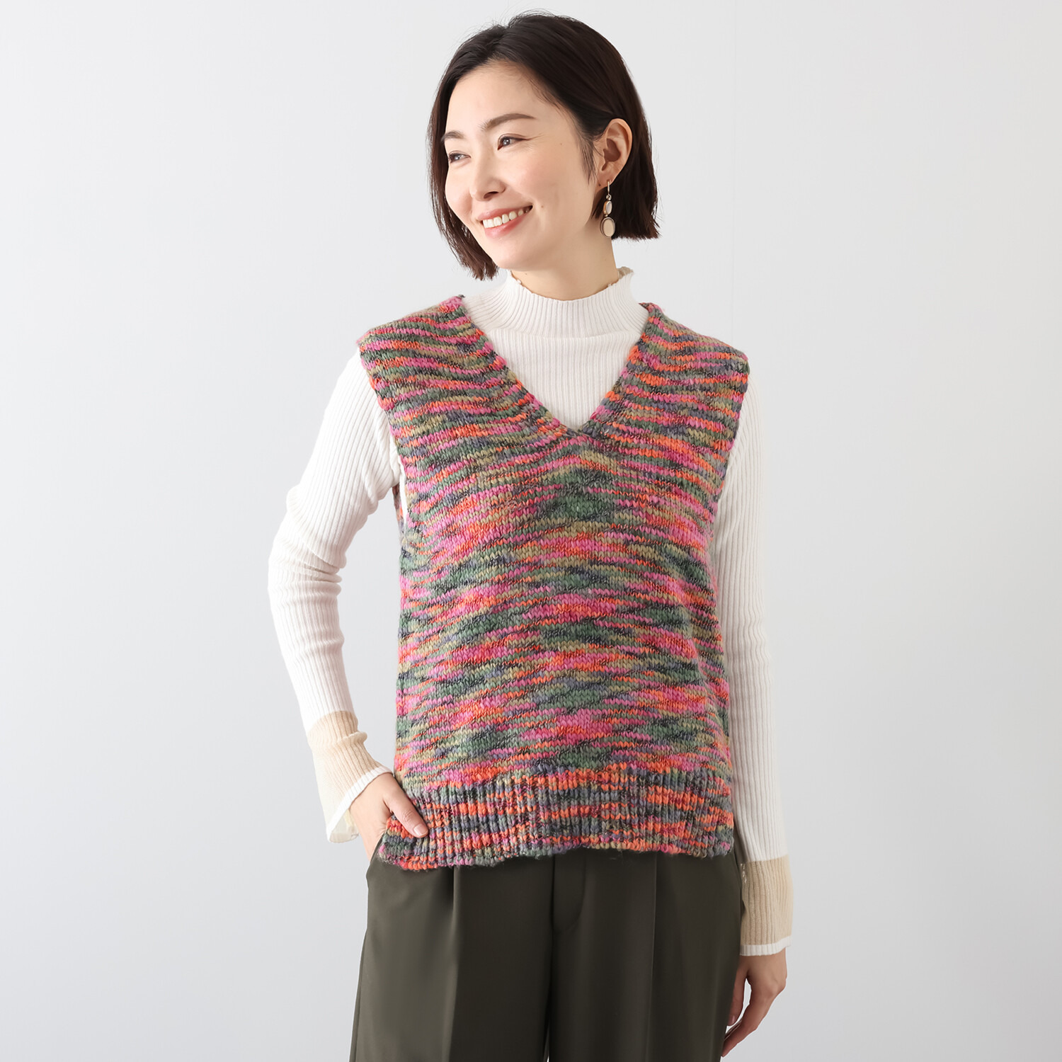 アットランティーヴァ アリア ニットベスト- ショップチャンネル