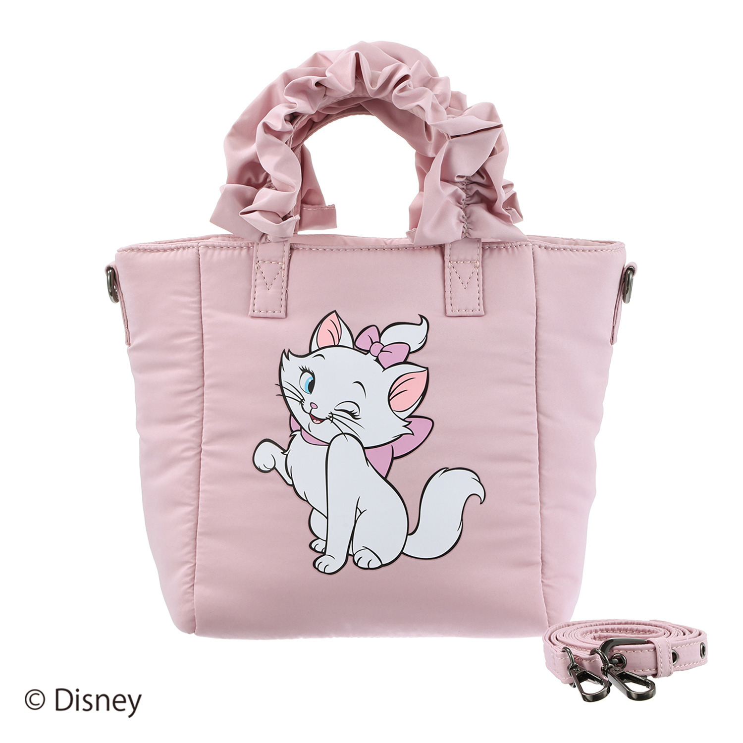 ベルモサ Ｄｉｓｎｅｙ　Ｍａｒｉｅ フリルハンドル ショルダーバッグ ＜Ｍ＞