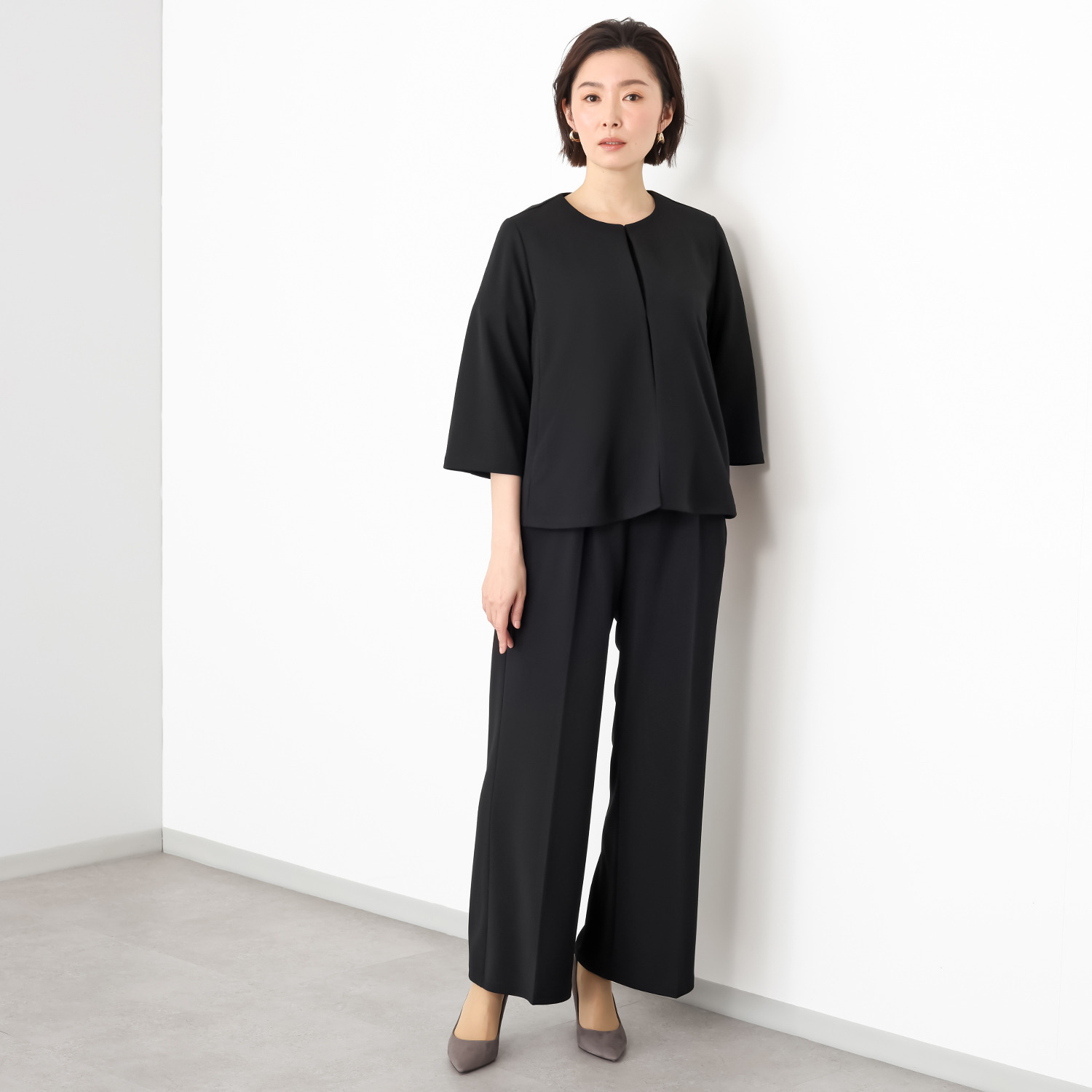 ニュイ のびのび素材 アンサンブル３点セット