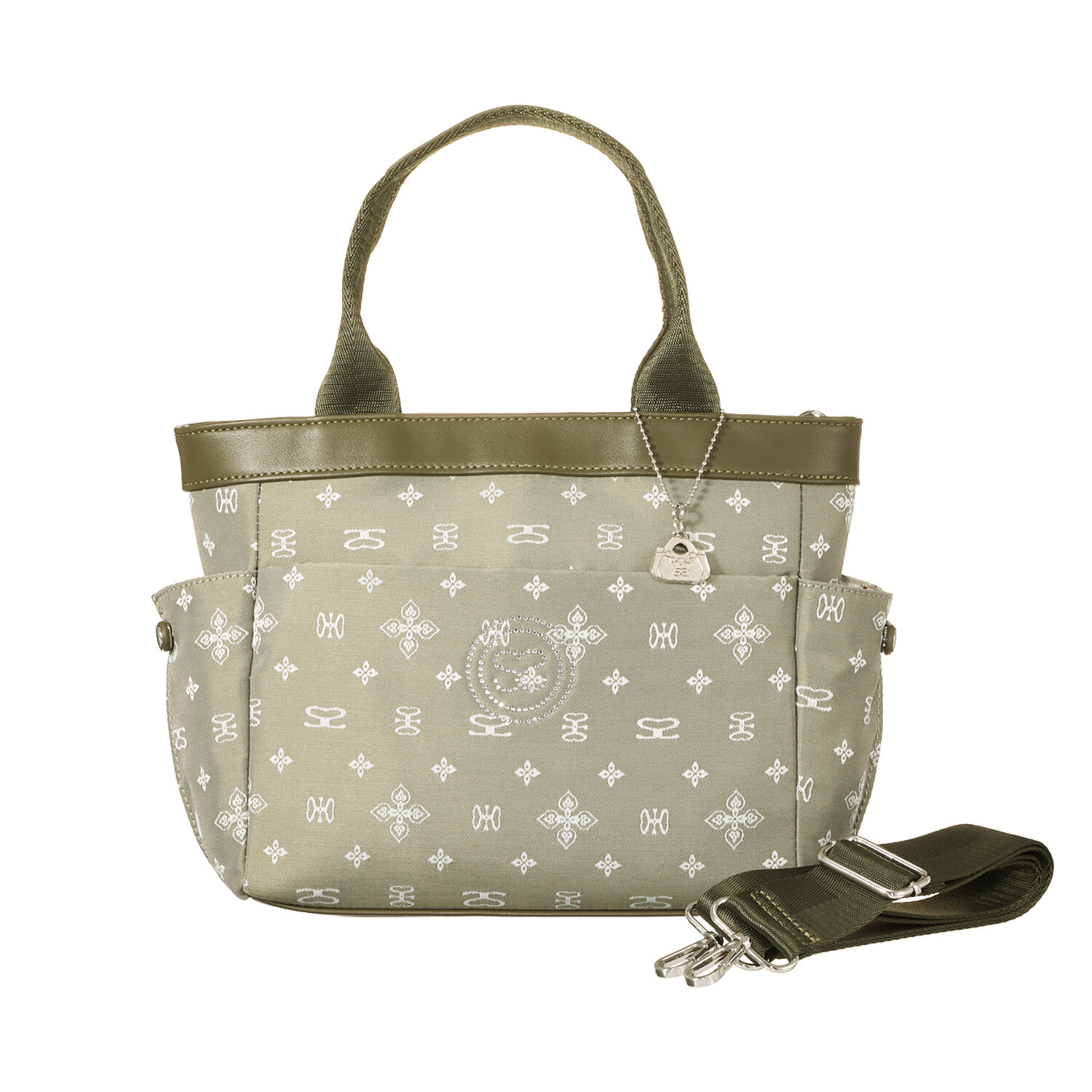 サボイ ポケットいっぱい！ モノグラムジャガード ２ウェイバッグ