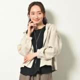 ゼラールスポーツ フレンチリネン１００％ しなやか＆ソフト仕上げ きれい見えパーカー