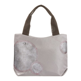 ダジュール シルバーカラードット トートバッグ