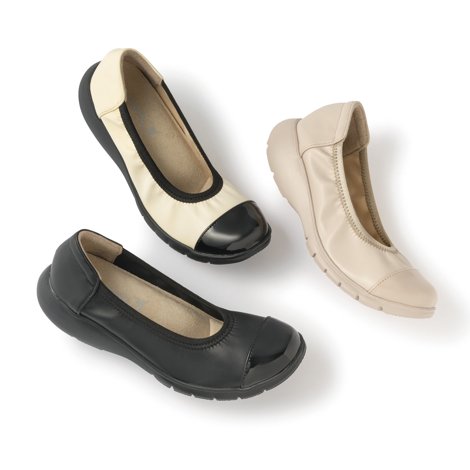 驚きの軽さと履き心地！ ラックラック 空飛ぶ　洗える　パンプス エレガントセレクト