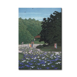 インテリアアート 明治神宮菖蒲田 ＜約２７×１９ｃｍ＞