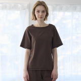 丸福ガーゼ 吸水速乾・抗菌防臭 オーガニックコットン混 半袖Ｔシャツ