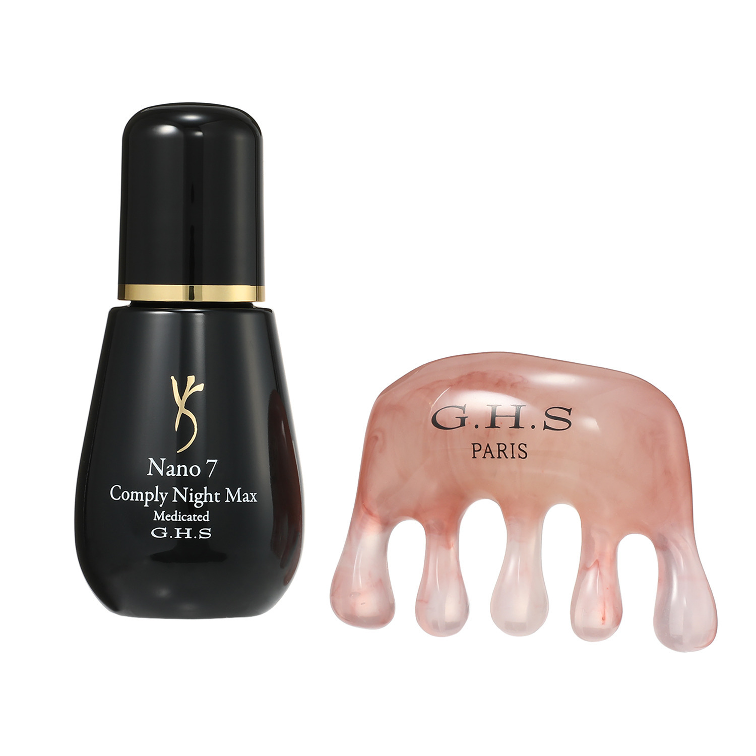 ジーエイチエス Ｗの有効成分配合！ ナノ　７ コンプリーナイトマックス （Ｈ薬用育毛ローション） カッサ付セット