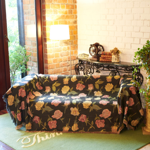 シンクビー！ ゴブラン織マルチカバー “ウィリアムローズ” ＜Ｌ＞